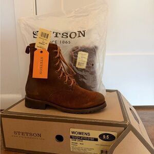 New Stetson women’s brown Suede Boots